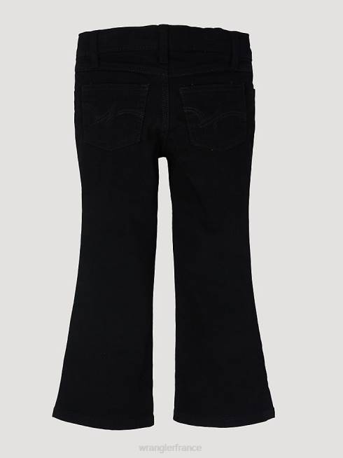 Wrangler filles jean à patch premium PN28D1043 vêtements noir (1009mwgbb)