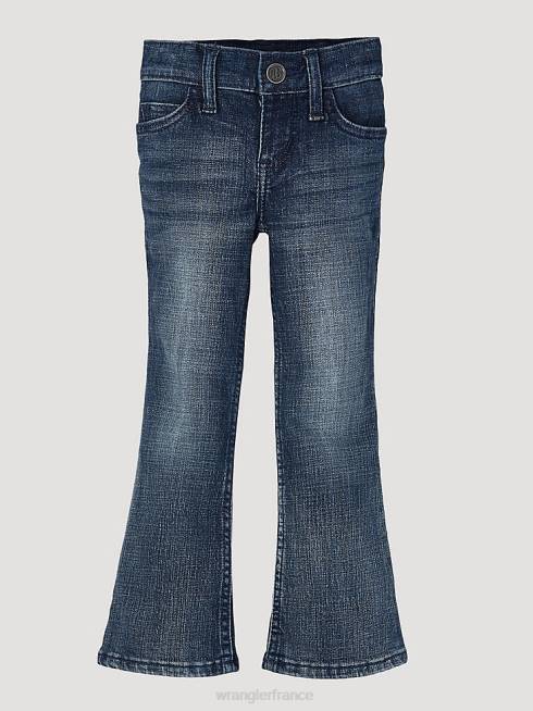 Wrangler filles jean à patch premium PN28D1044 vêtements bleu moyen (1009mwges)