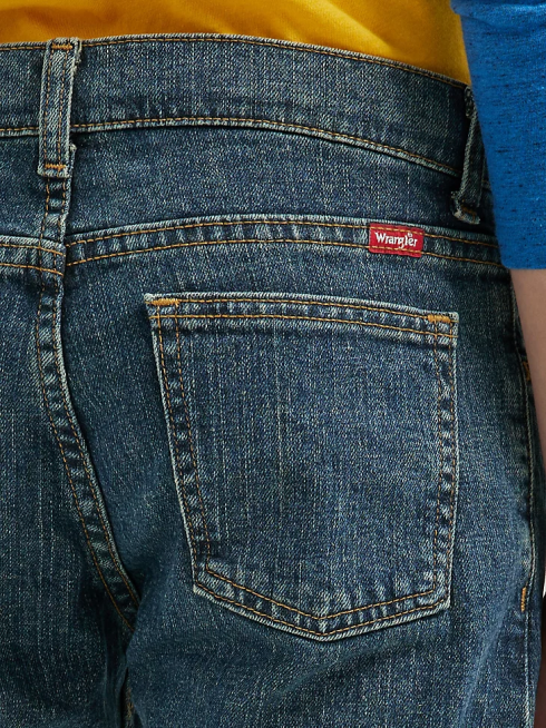 Wrangler garçons 20x non. Jean 44 coupe slim à jambe droite PN28D976 vêtements tobiano (112325802)