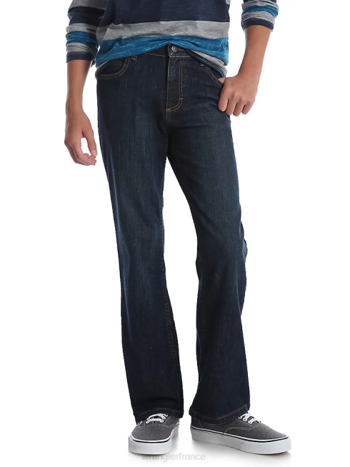 Wrangler garçons 20x non. Jean 44 coupe slim à jambe droite PN28D976 vêtements tobiano (112325802)