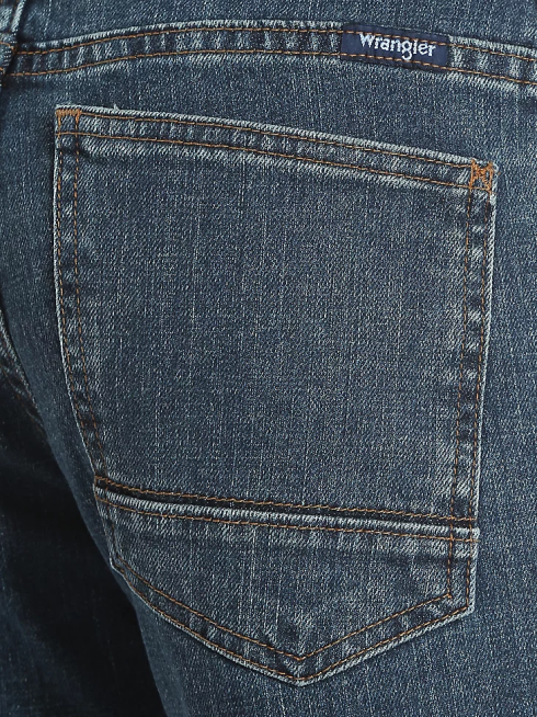 Wrangler garçons Jean coupe droite classique cinq étoiles (husky) PN28D971 vêtements denim ensoleillé (5schws2)