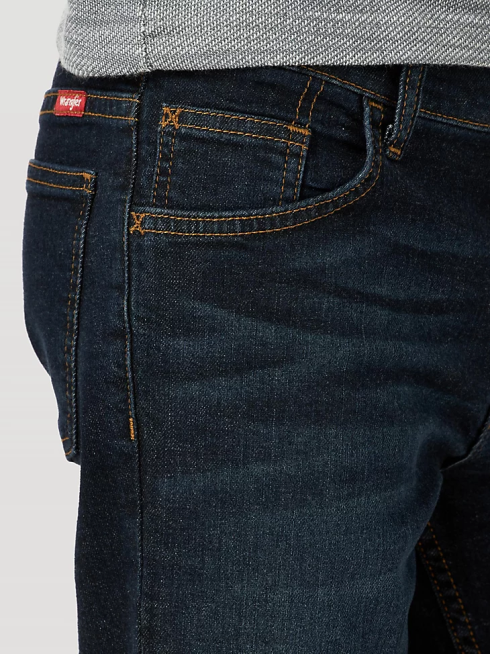 Wrangler garçons jean bootcut flexible cinq étoiles PN28D958 vêtements indigo profond (5wnbwdg)