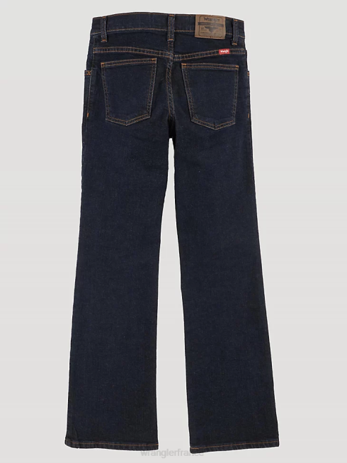 Wrangler garçons jean bootcut flexible cinq étoiles PN28D958 vêtements indigo profond (5wnbwdg)