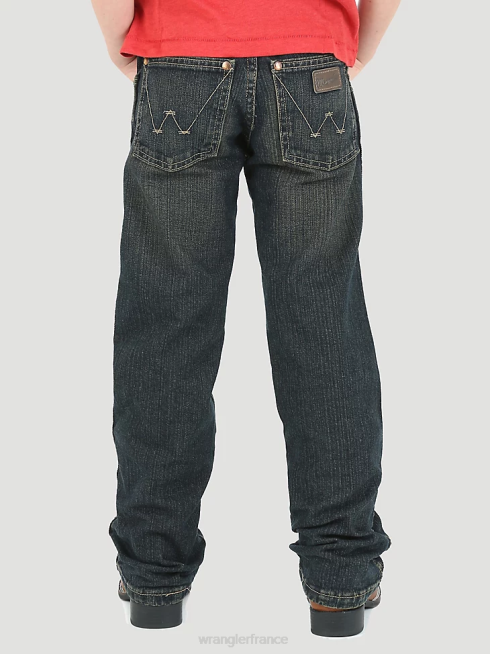 Wrangler garçons jean coupe droite rétro PN28D1000 vêtements rivière ondulante (brt30rr)