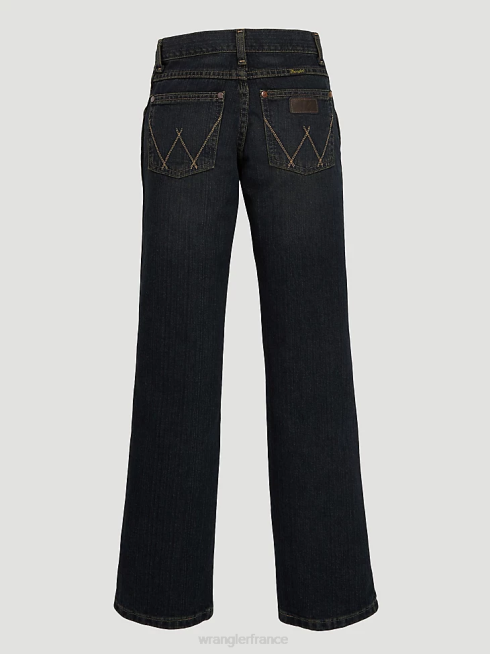 Wrangler garçons jean coupe droite rétro PN28D1000 vêtements rivière ondulante (brt30rr)