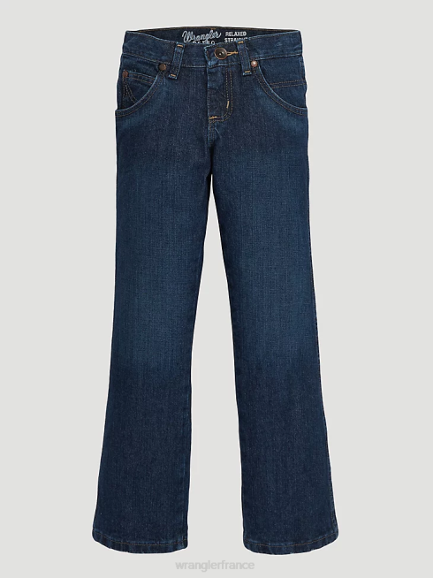 Wrangler garçons jean coupe droite rétro PN28D999 vêtements bleu de tous les jours (brt30eb)