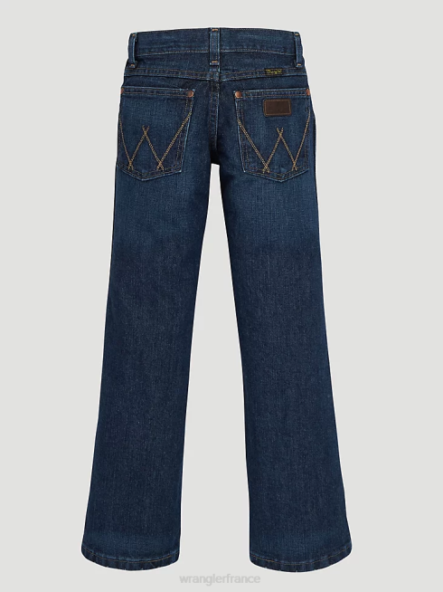 Wrangler garçons jean coupe droite rétro PN28D999 vêtements bleu de tous les jours (brt30eb)