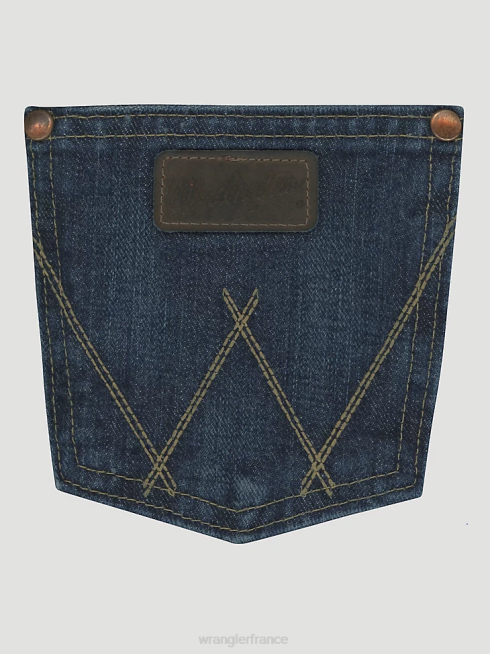 Wrangler garçons jean coupe droite rétro PN28D999 vêtements bleu de tous les jours (brt30eb)