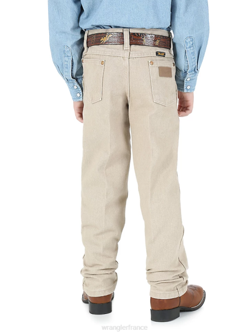 Wrangler garçons jean coupe originale coupe cowboy PN28D952 vêtements bronzage prélavé (13mwjtn)