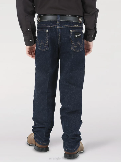 Wrangler garçons petit jean édition argent PN28D1028 vêtements jean foncé (1013jsedd)