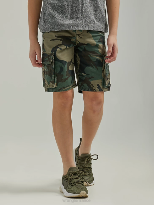 Wrangler garçons short cargo gamer (husky) PN28D1011 vêtements camouflage de nuit forêt jungle (112335583)