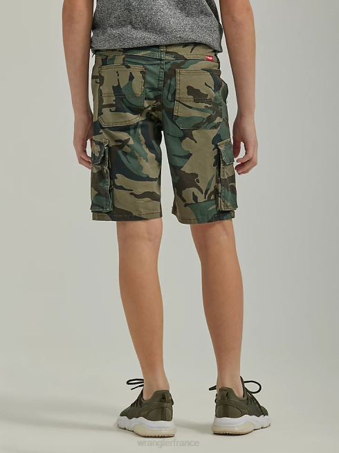 Wrangler garçons short cargo gamer (husky) PN28D987 vêtements camouflage de nuit forêt jungle (112335582)