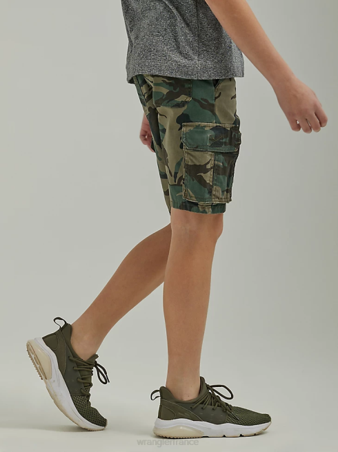 Wrangler garçons short cargo gamer (husky) PN28D987 vêtements camouflage de nuit forêt jungle (112335582)