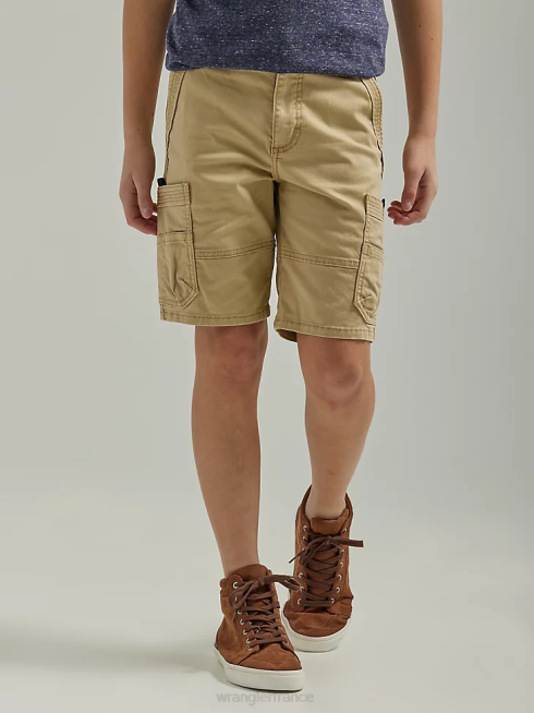Wrangler garçons short cargo gamer (husky) PN28D988 vêtements caramel (112334591)