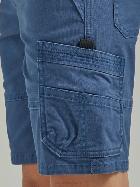 Wrangler garçons short cargo gamer (husky) PN28D989 vêtements jean plus foncé (112335586)