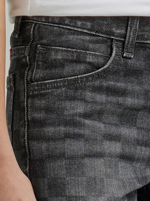 Wrangler garçons short en jean à carreaux PN28D1039 vêtements noir (112335595)