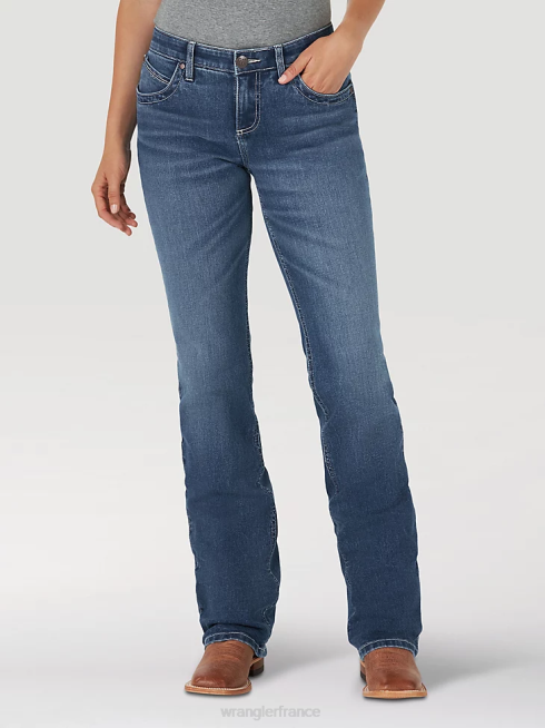 Wrangler femmes jean d'équitation ultime q-baby PN28D752 vêtements briley (wrq20jb)