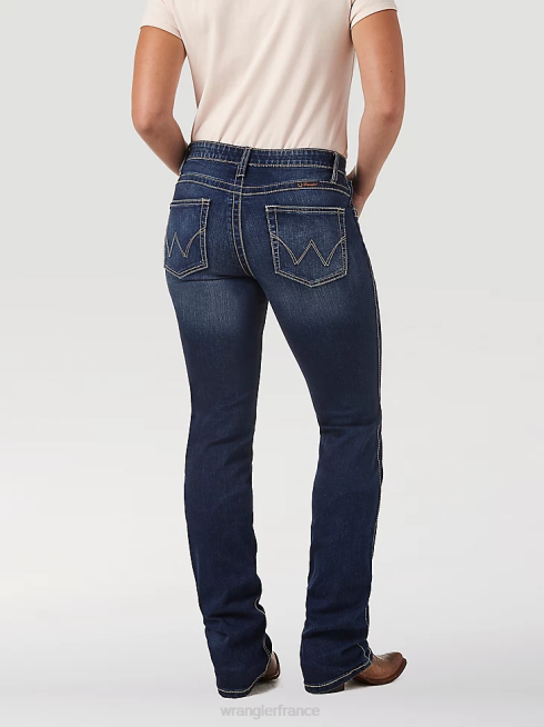 Wrangler femmes jean d'équitation ultime q-baby PN28D759 vêtements nr lavage (wrq20nr)