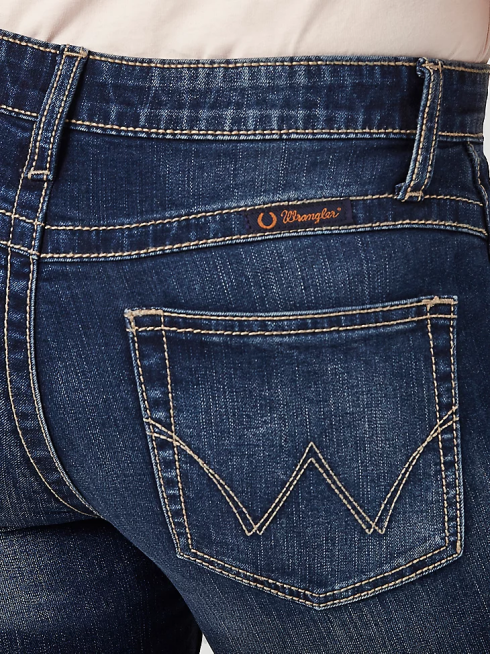 Wrangler femmes jean d'équitation ultime q-baby PN28D759 vêtements nr lavage (wrq20nr)