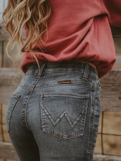 Wrangler femmes jean d'équitation ultime saule PN28D786 vêtements rebecca (wrw60ra)