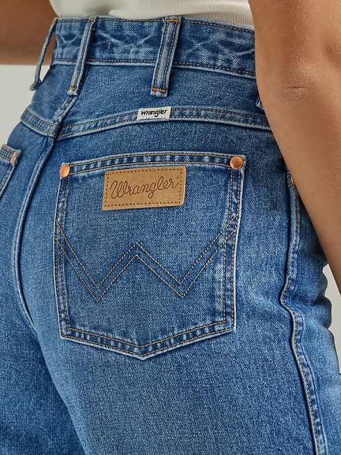 Wrangler femmes jean large taille haute Worldwide 661 PN28D771 vêtements pré-aimé (112334587)