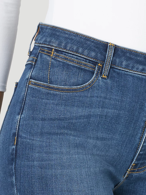 Wrangler femmes jean véritable taille haute à jambe droite PN28D775 vêtements hudson (mt1sthd)