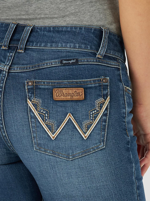 Wrangler femmes rétro mae jean PN28D743 vêtements kasey (112317170)