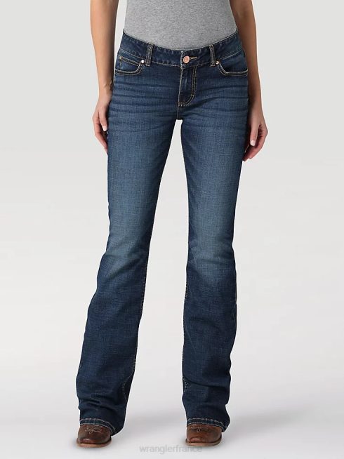 Wrangler femmes rétro mae jean PN28D745 vêtements Mme lavage (09mwzms)