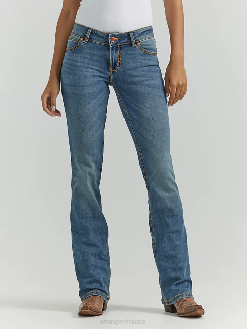 Wrangler femmes rétro mae jean PN28D746 vêtements km lavage (09mwzkm)