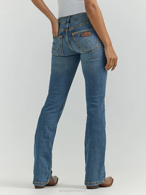 Wrangler femmes rétro mae jean PN28D746 vêtements km lavage (09mwzkm)