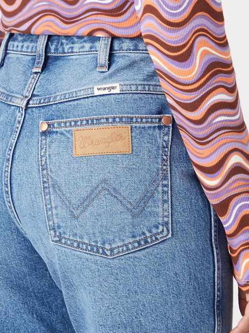 Wrangler femmes rétro mae jean (plus) PN28D801 vêtements Mme lavage (09pwzms)