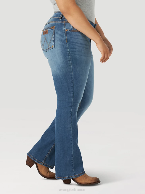 Wrangler femmes rétro mae jean (plus) PN28D802 vêtements lavage km (09pwzkm)