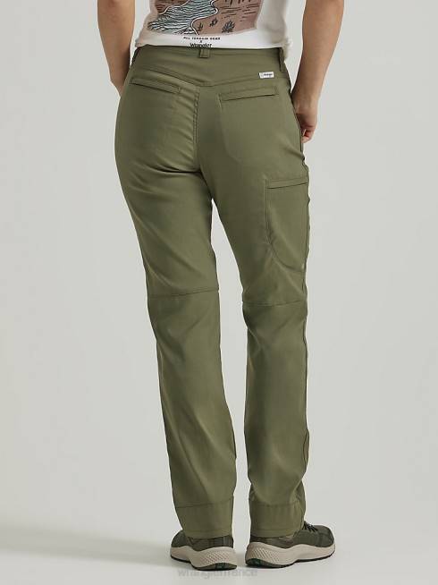 Wrangler femmes atg by pantalon utilitaire slim PN28D816 vêtements olive poussiéreuse (112333734)