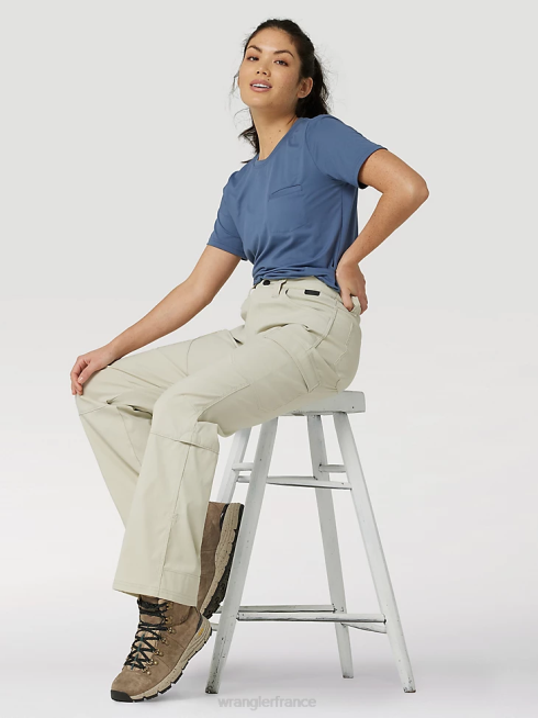 Wrangler femmes pantalon cargo ranger ripstop riggs workwear PN28D820 vêtements kaki doré (3wf60gk)