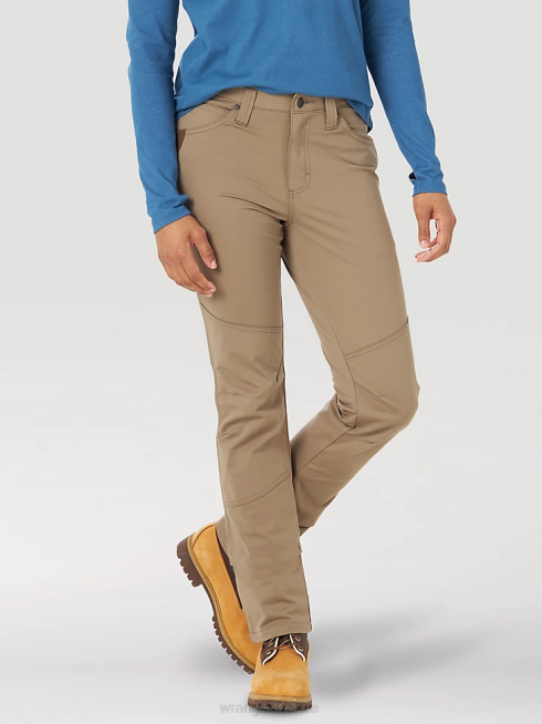 Wrangler femmes pantalon cargo ranger ripstop riggs workwear PN28D820 vêtements kaki doré (3wf60gk)