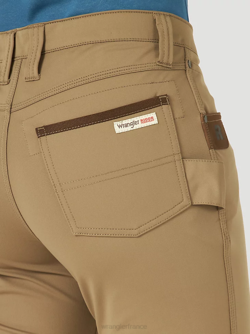 Wrangler femmes pantalon cargo ranger ripstop riggs workwear PN28D820 vêtements kaki doré (3wf60gk)