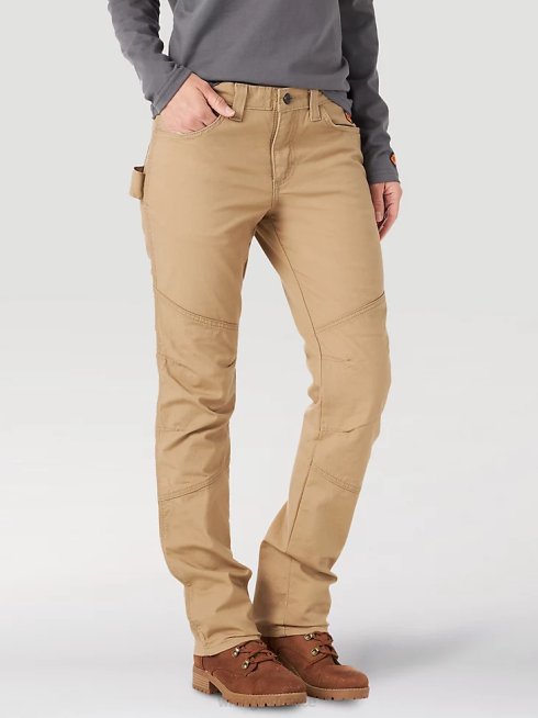 Wrangler femmes pantalon cargo ranger ripstop riggs workwear PN28D820 vêtements kaki doré (3wf60gk)