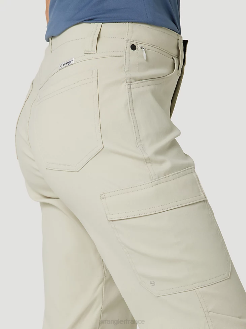 Wrangler femmes pantalon cargo ranger ripstop riggs workwear PN28D820 vêtements kaki doré (3wf60gk)