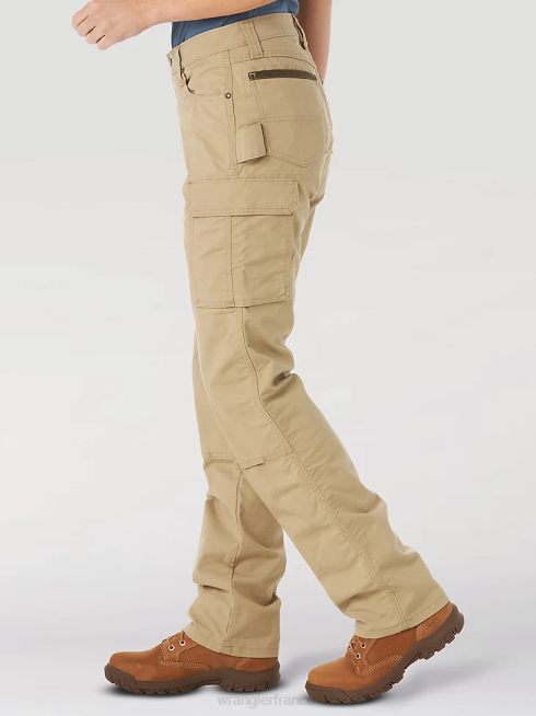 Wrangler femmes pantalon cargo ranger ripstop riggs workwear PN28D820 vêtements kaki doré (3wf60gk)