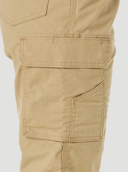 Wrangler femmes pantalon cargo ranger ripstop riggs workwear PN28D820 vêtements kaki doré (3wf60gk)