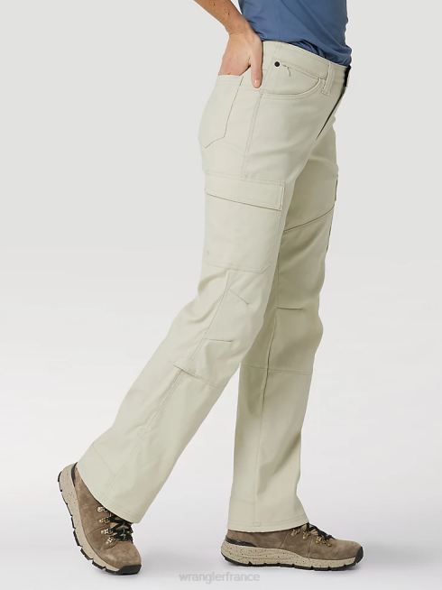 Wrangler femmes pantalon cargo ranger ripstop riggs workwear PN28D820 vêtements kaki doré (3wf60gk)