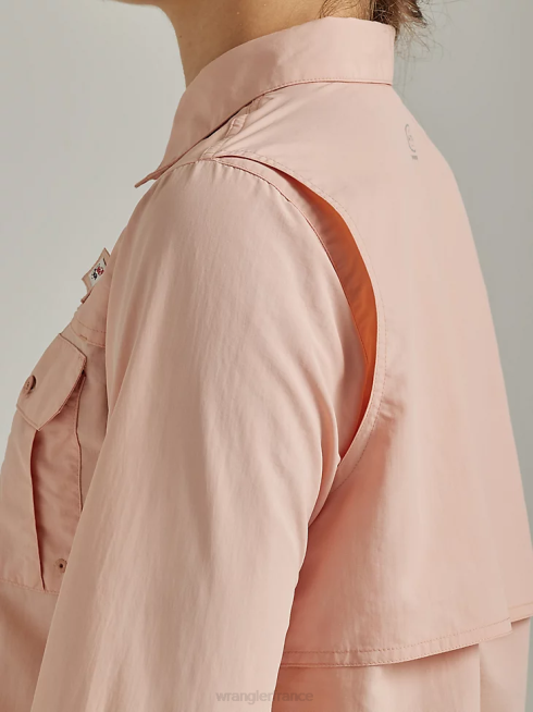 Wrangler femmes atg par chemise de pêcheur PN28D899 vêtements rose (112331505)