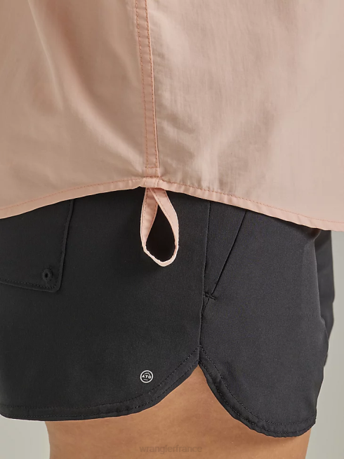 Wrangler femmes atg par chemise de pêcheur PN28D899 vêtements rose (112331505)