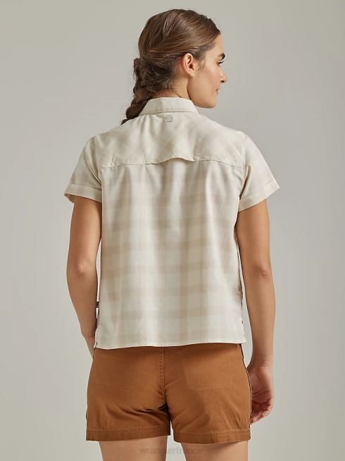 Wrangler femmes atg par chemise de trail PN28D886 vêtements flocons d'avoine (112333893)