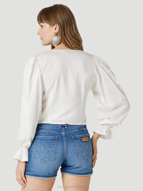 Wrangler femmes chemise à pression western bandana rétro americana PN28D882 vêtements rouge (112327234)