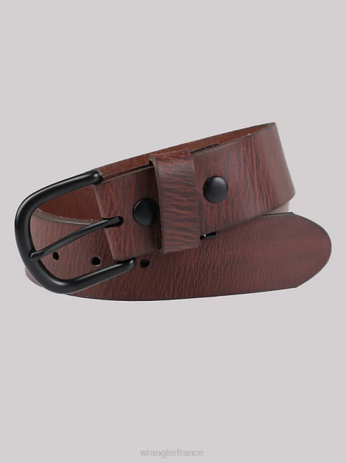 Wrangler Hommes ceinture en cuir tanné PN28D706 accessoires marron (112347105)