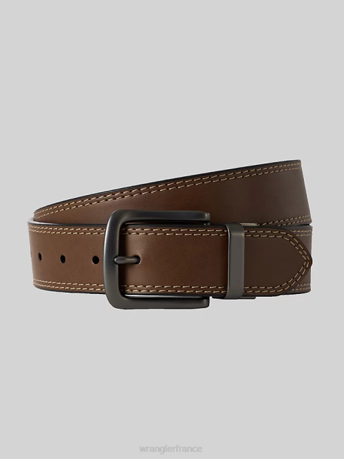 Wrangler Hommes ceinture extensible en cuir atg PN28D714 accessoires noir mat (112322605)