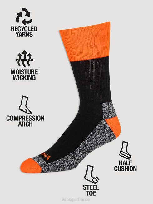 Wrangler Hommes ceinture extensible en cuir atg PN28D714 accessoires noir mat (112322605)