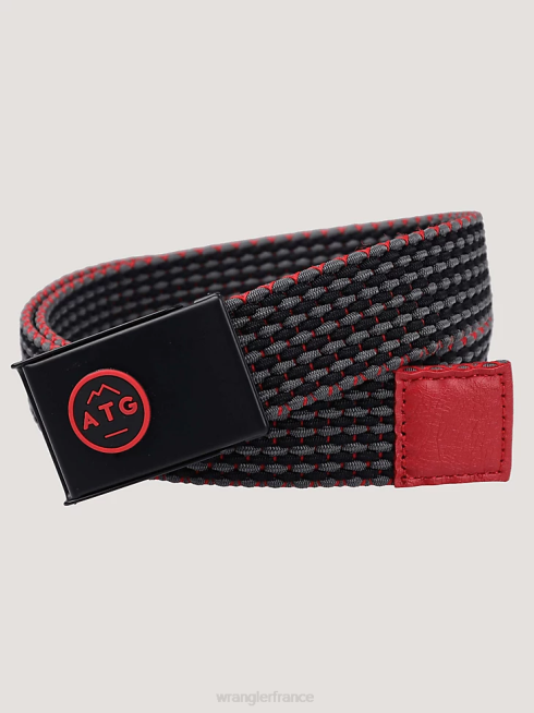 Wrangler Hommes ceinture extensible tressée PN28D712 accessoires noir (lw10523)