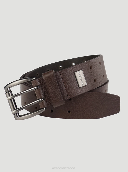 Wrangler Hommes ceinture perforée PN28D705 accessoires marron (112347108)